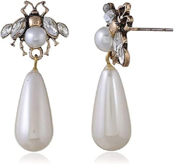 Crystal Bee Earrings for Women - Image 5