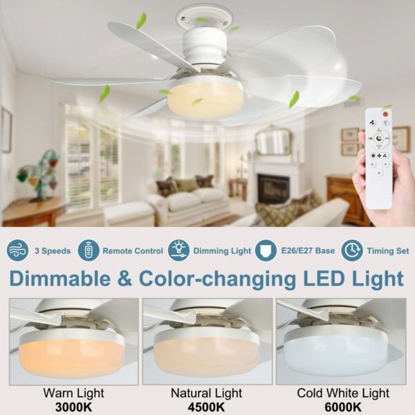 Wireless Socket Fan Light - Image 3