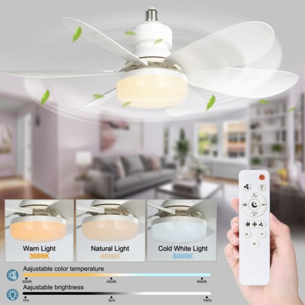 Wireless Socket Fan Light - Image 6