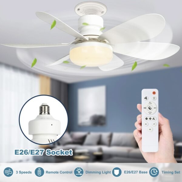 Wireless Socket Fan Light - Image 7