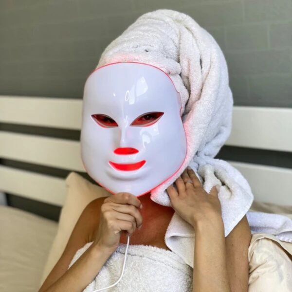 7 Colors LED Facial Mask Red Light Therapy Masks EMS Photon Therapy Face Neck Lifting Beauty Device Professional Facial Products Home Use Beauty Devices - Image 9