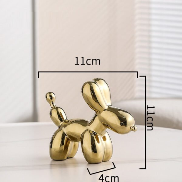 Nordic Electroplating Balloon Dog Ornament - Image 4
