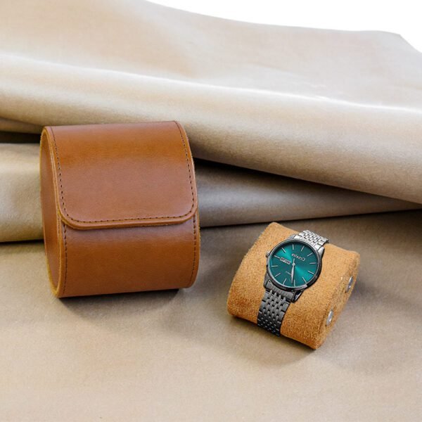 High-Grade PU Leather Portable Watch Storage Box - Image 4