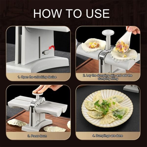 Automatic Dumpling Maker, Household, Fancy Pinch, Small Mold - Image 4
