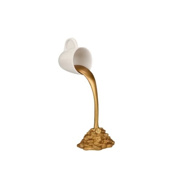 Floating Coffee Cup Resin Ornament - Image 5