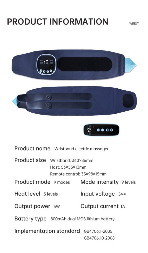 EMS Heated Wristband – Massage & Hot Compress - Image 7