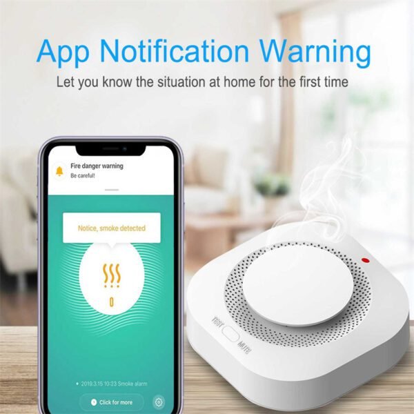 Tuya Smart Zigbee Smoke Detector - Image 2