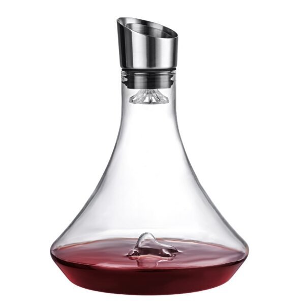 Wine Decanter with Built-in Aerator, 1000ml - Image 2
