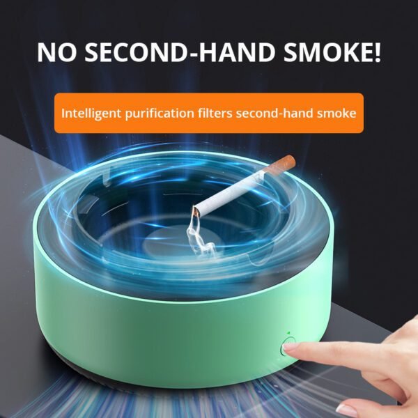 Small Self-Suction Anion Purifier & Dust Removal Ashtray - Image 4