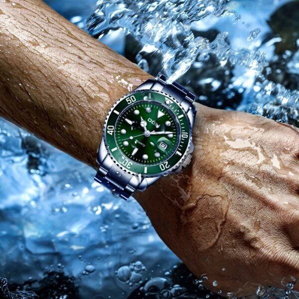 DOM Luxury Men's Quartz Watch, Waterproof 30m, Sports and Casual Design