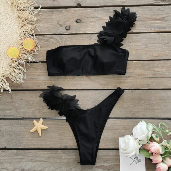 European American Low-Waist Bikini Swimsuit - Image 2