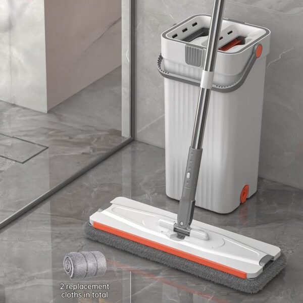 33cm 360° Hand-Free Mop & Bucket Set - Image 4