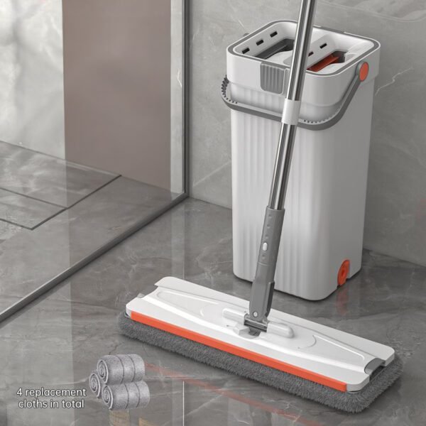 33cm 360° Hand-Free Mop & Bucket Set - Image 3