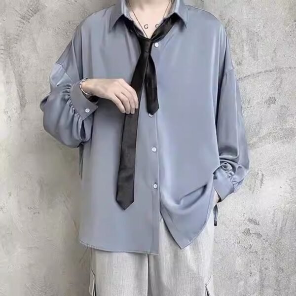 New Casual Long Sleeved Men’s Shirt - Image 9