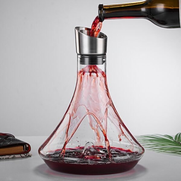 Wine Decanter with Built-in Aerator, 1000ml - Image 6