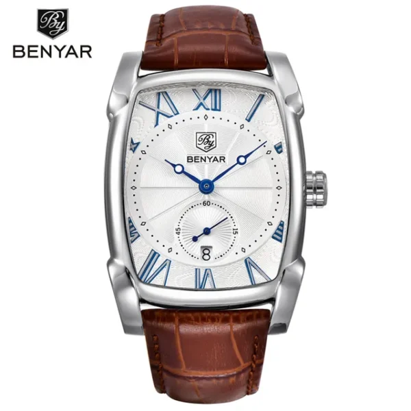 BENYAR Luxury Men's Quartz Watch, 30m Waterproof - Image 9