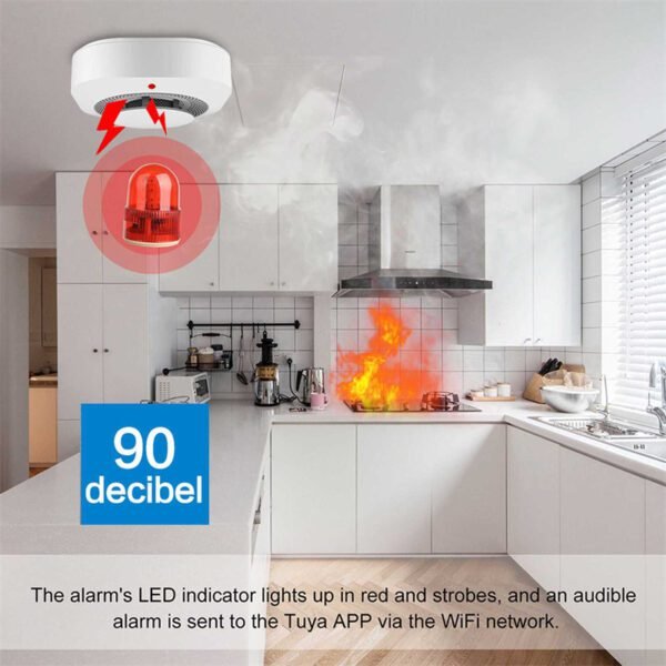 Tuya Smart Zigbee Smoke Detector - Image 4