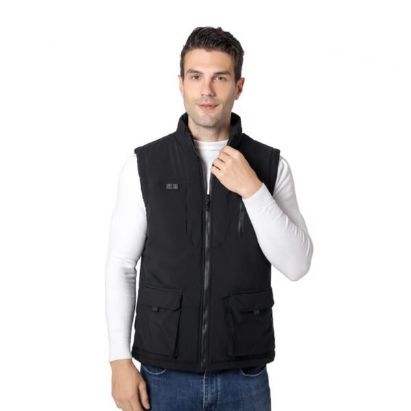 Two-Zone Heated Vest – Unisex Winter Wear - Image 4