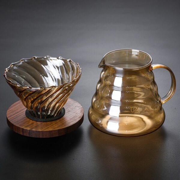 Handmade Japanese Coffee Pot Set with Glass Pot - Image 5