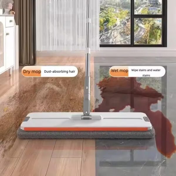 33cm 360° Hand-Free Mop & Bucket Set - Image 7