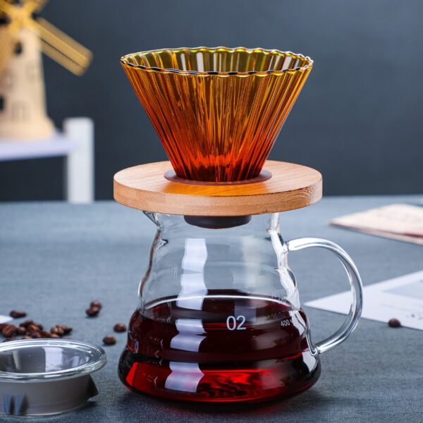 Handmade Japanese Coffee Pot Set with Glass Pot - Image 4