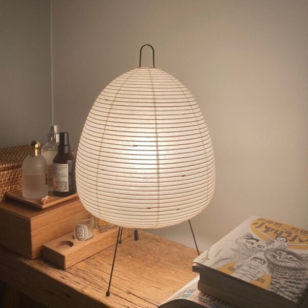 Japanese Rice Paper Lamp | Wabi Sabi Style - Image 2