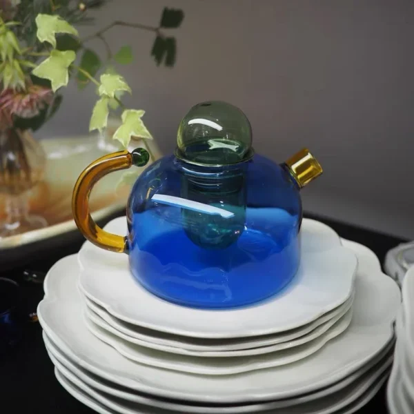 Heat-Resistant Glass Teapot
