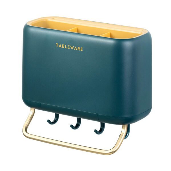 Wall-Mounted Multifunctional Chopsticks Storage Rack - Image 7