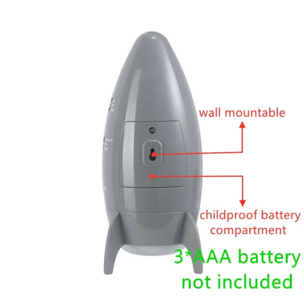 LED Rocket Lamp - RGB USB Night Light - Image 5