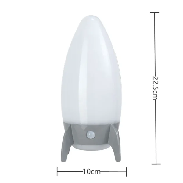 LED Rocket Lamp - RGB USB Night Light - Image 7