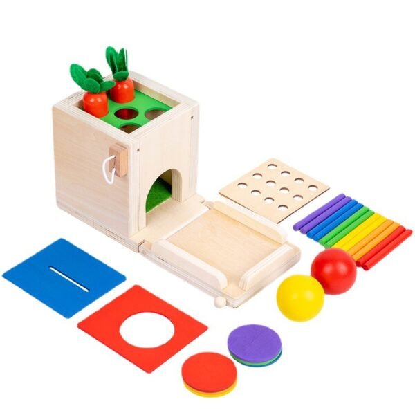 Montessori 4-in-1 Coin Box Toy - Image 5