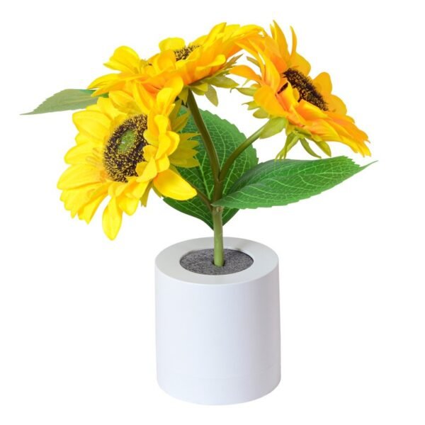 Sunflower LED Night Light – Rechargeable & Decorative - Image 5