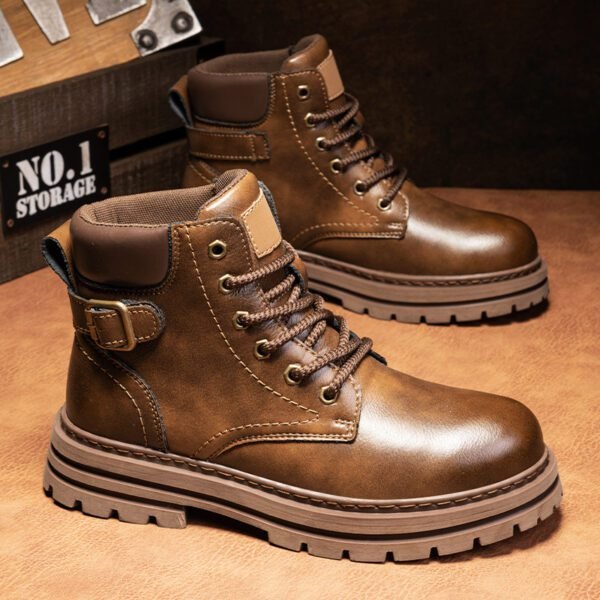 Martin Boots | Retro High-Top Workwear Boots - Image 7
