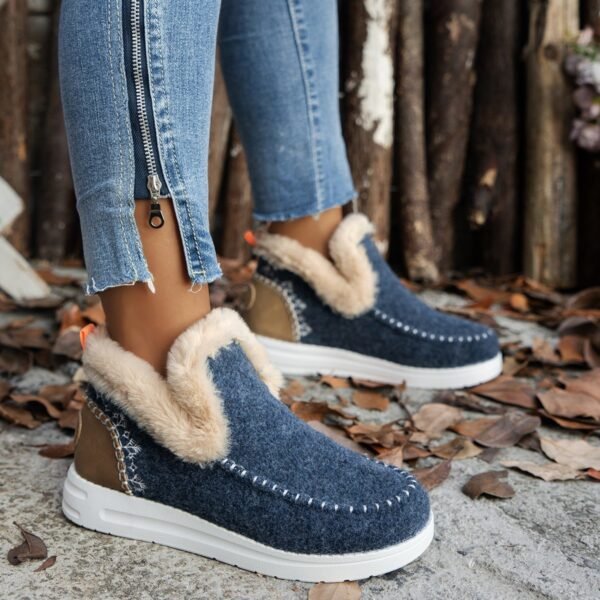 Warm snow boots