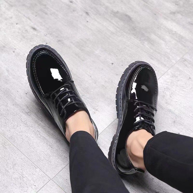 Bright Leather Business Shoes