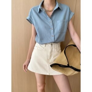 Lightweight cotton casual shirt