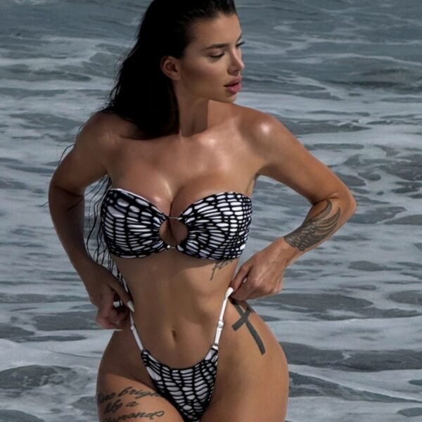 Wrapped chest bikini