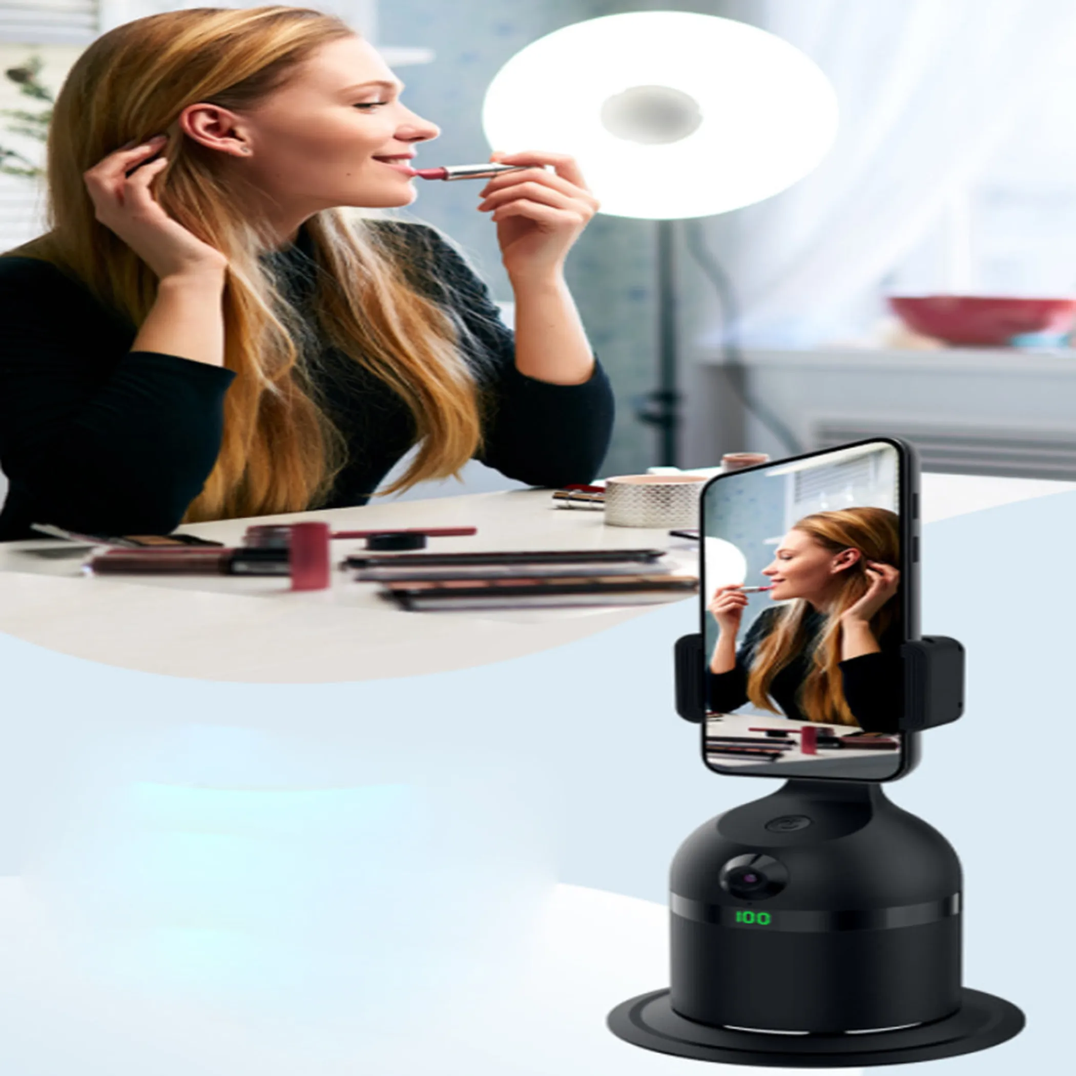 3 IN 1 360 Self Videographer Bluetooth Speaker And Remote Control - Image 2