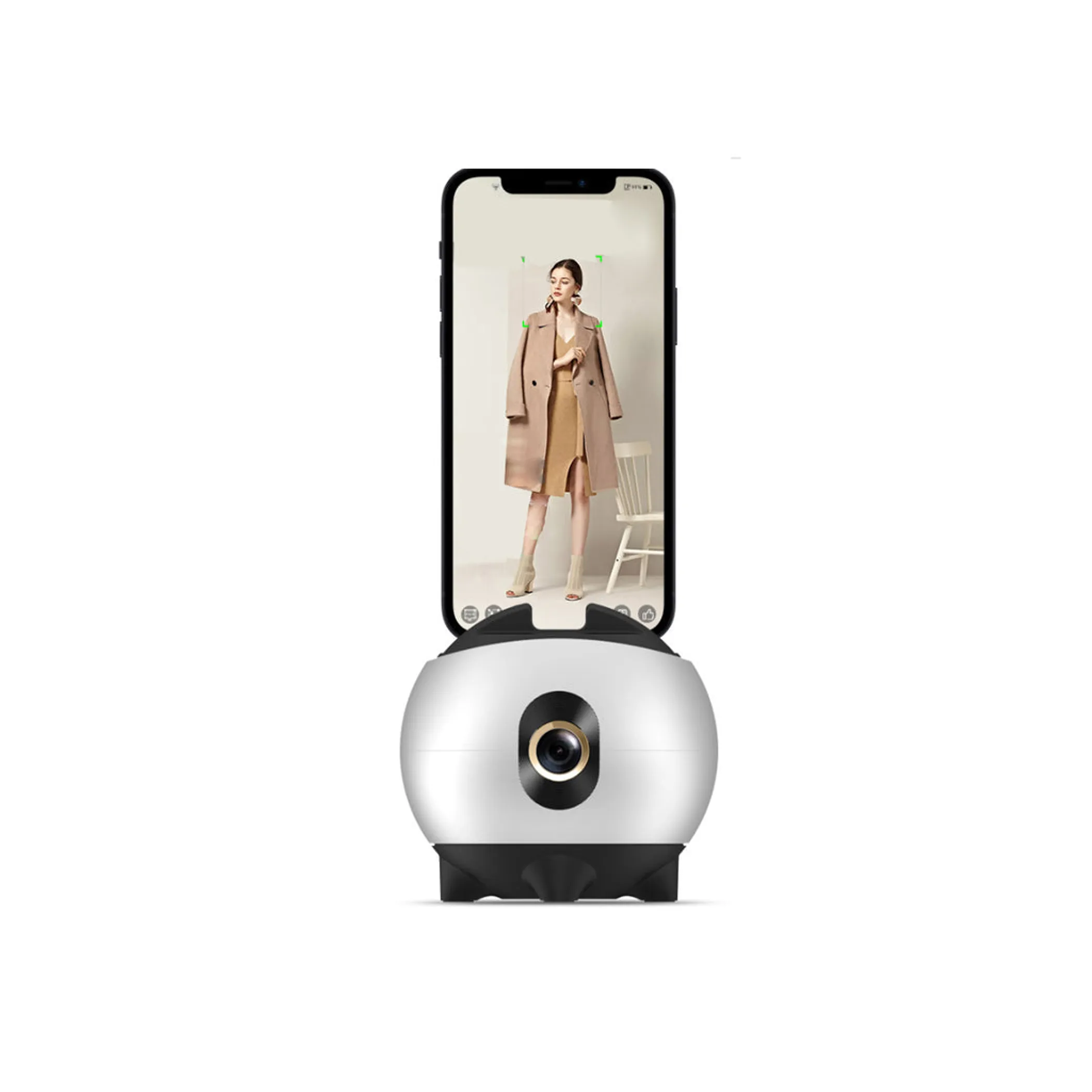Face Recognition 360 AI Based Photo And Video Shooting Gimble Stand For Your Smartphone - Image 2