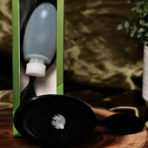Alternative view of Pet Shampoo Brush with Soap Dispenser for Long Hair