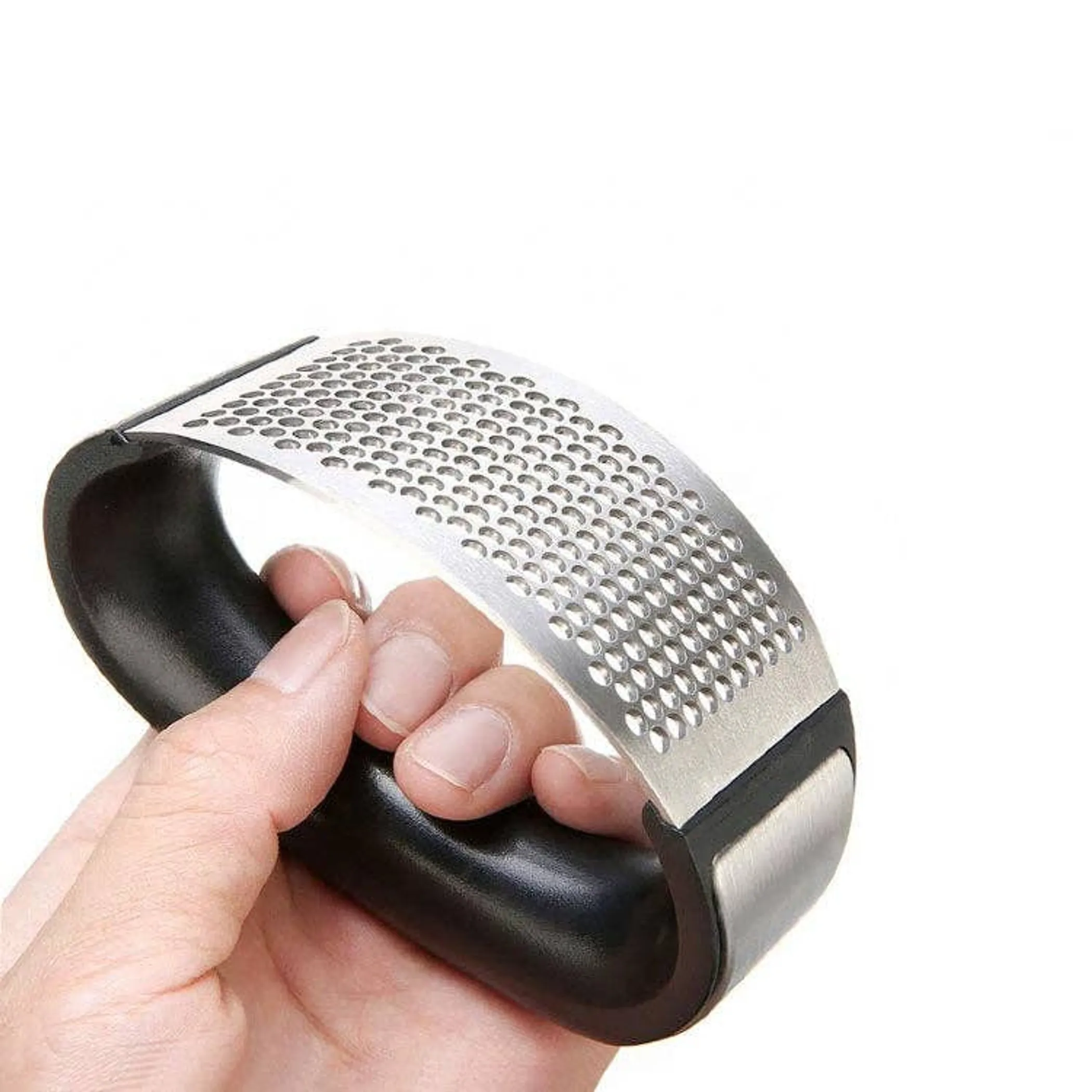 Stainless Steel Garlic Press Rocking Crusher Kitchen Tool - Image 2