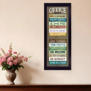 Office Rules Wall Art
