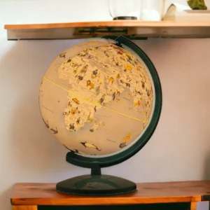 Alternative view of LED Acrylic World Globe with Animals Night Light Decor