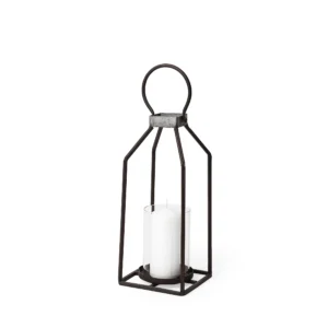 Alternative view of Candle Holder Lantern 16 Inch Tabletop Decor