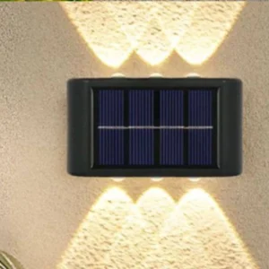 2-Pack Solar Outdoor Wall LED Light