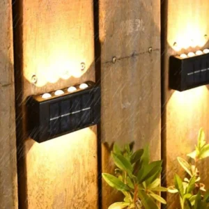 Alternative view of 2-Pack Solar Outdoor Wall LED Light