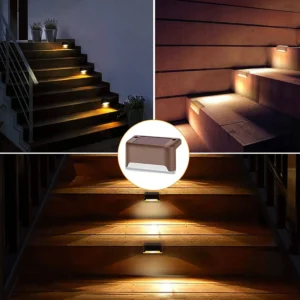 Solar Deck Lights 4 Pack Waterproof Outdoor LED - Image 4