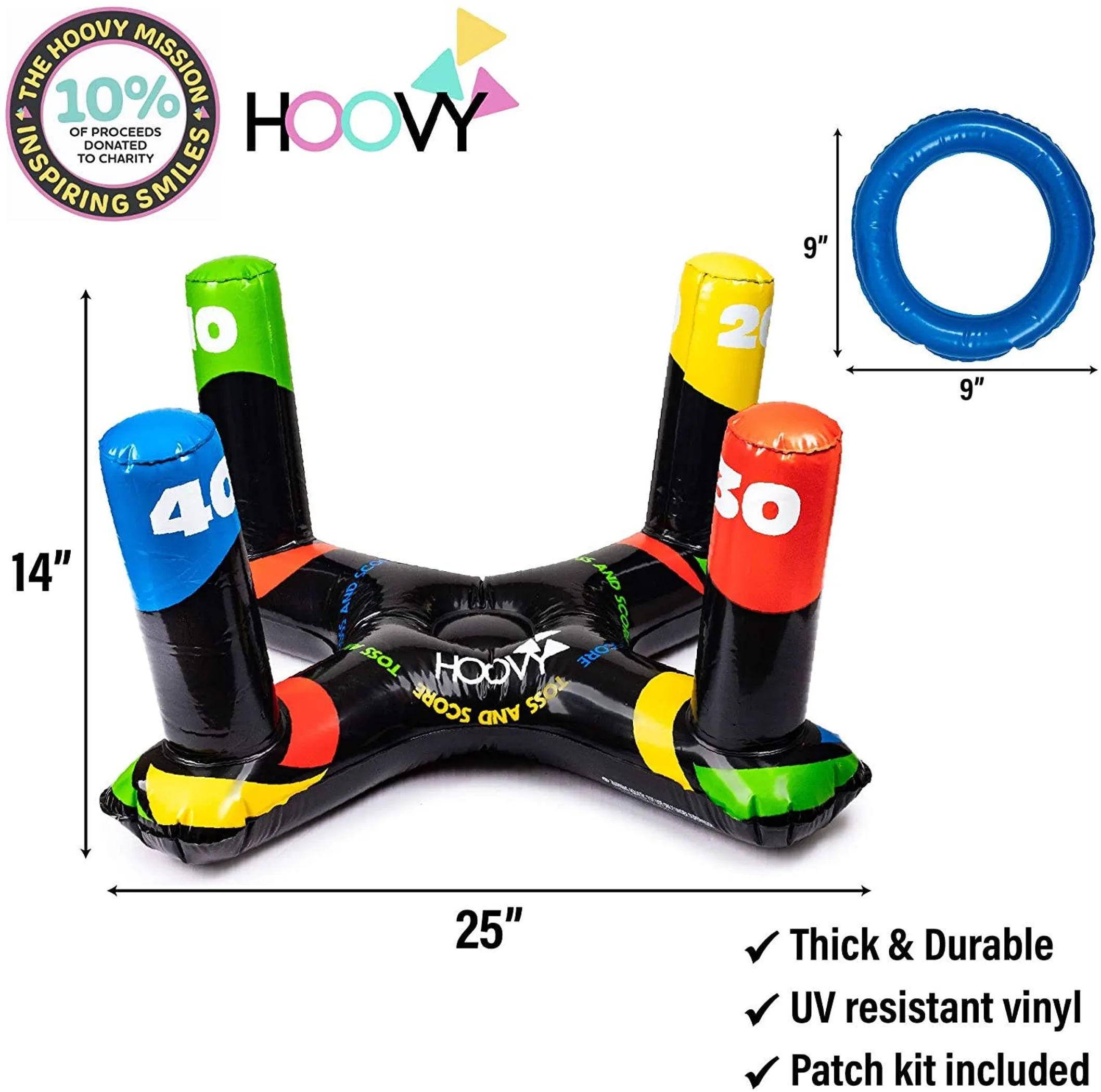 Inflatable Pool Ring Toss Game for Summer Fun - Image 3