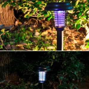 Solar LED Garden Pathway Light with Built-in Bug Zapper - Image 3