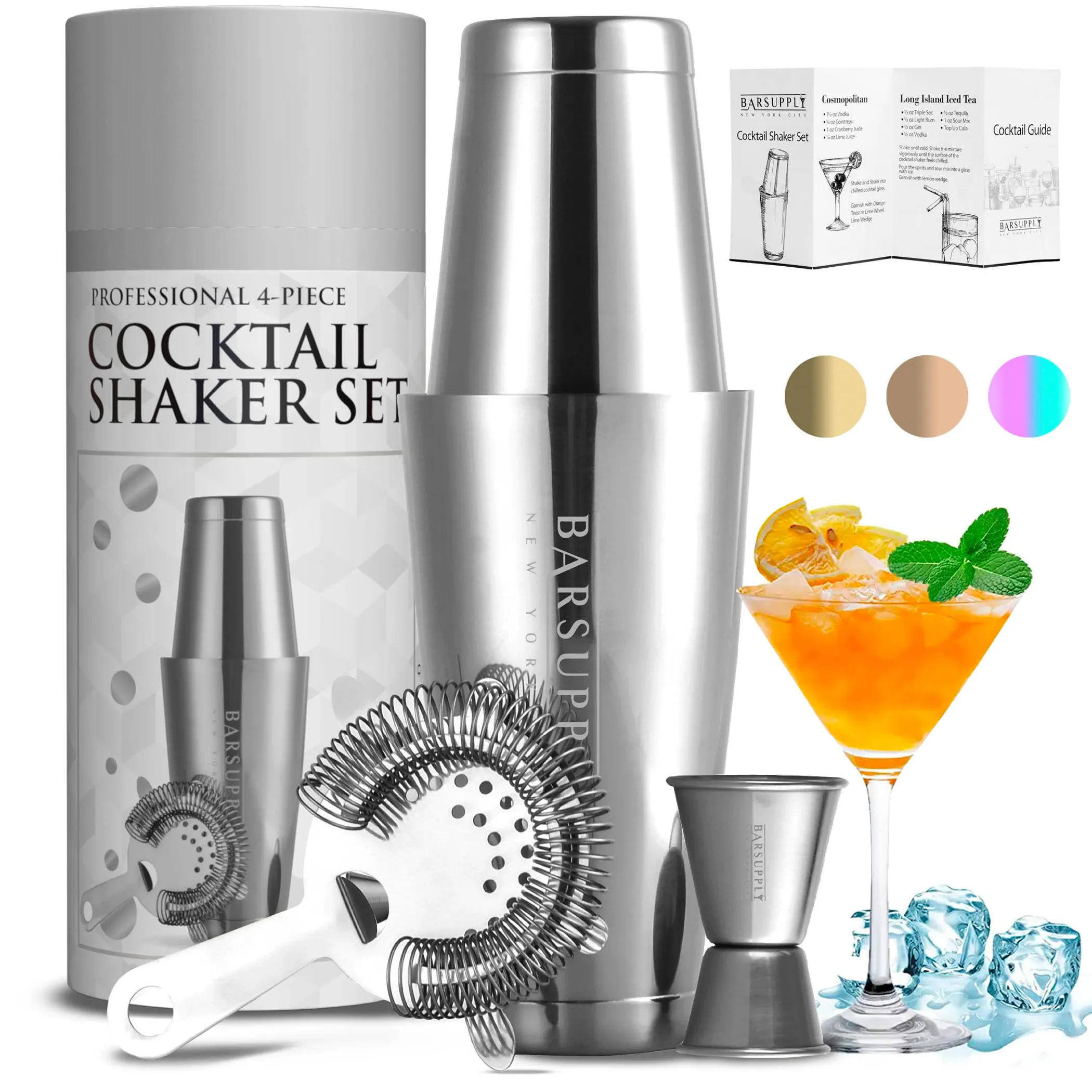 Professional Boston Cocktail Shaker Set - Multiple - Image 5